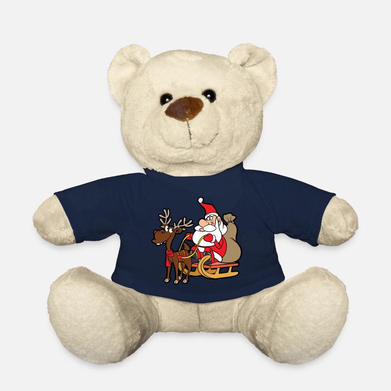 Weihnachten Weihnachtsmotiv Lustiges Rentier - Teddy - French Navy