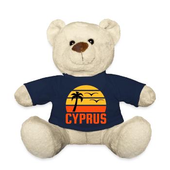 Cyprus (Halbsonne, Palme, zwei Vögel) - Teddy - French Navy - Vorne
