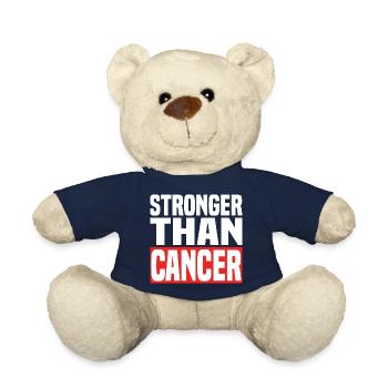 Stronger Than Cancer - Teddy Bear - french navy - Front