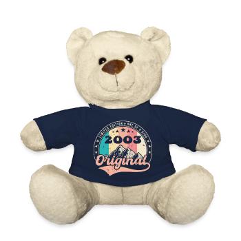 Geburtstagsgeschenk 2003 Frauen | Jahrgang 2003 - Teddy - French Navy - Vorne