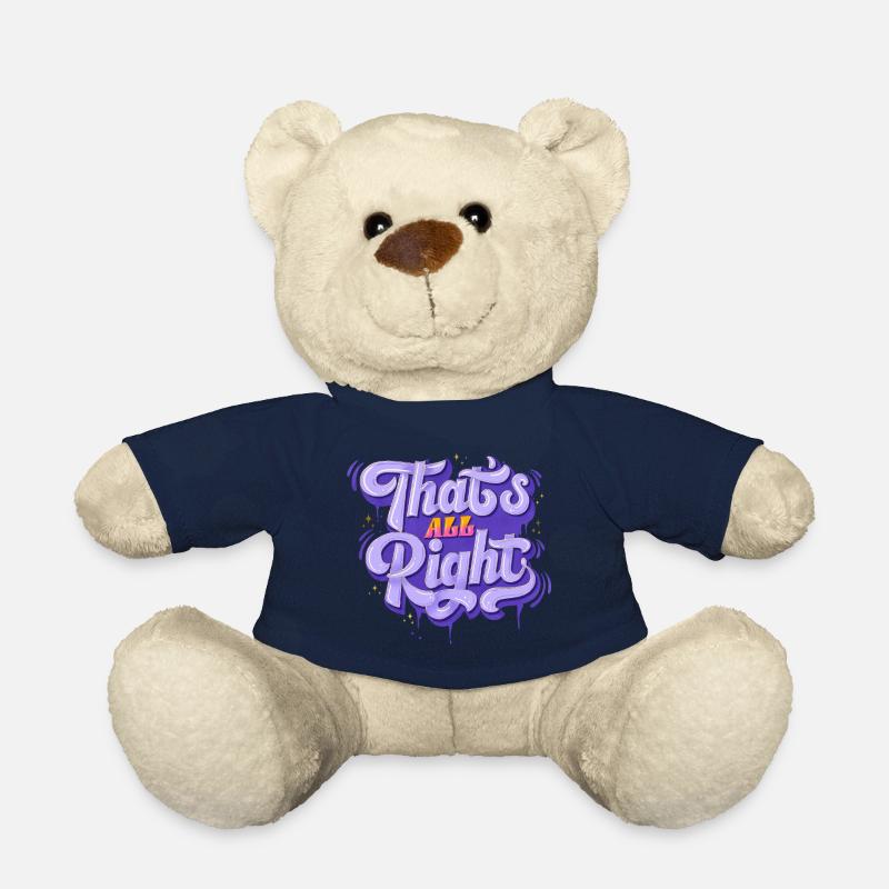 Tout va bien - Nounours - bleu marine