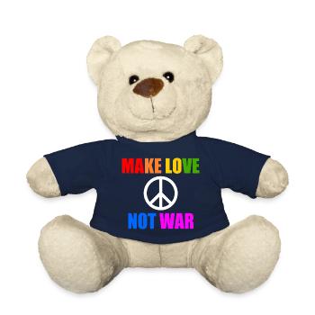 Make love not war - Teddy Bear - french navy - Front