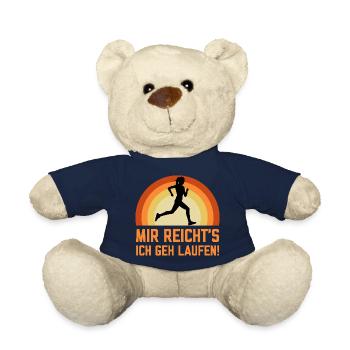 Mir reichts ich geh Laufen lustige Sport Sprüche - Teddy - French Navy - Vorne