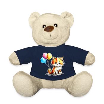 Kitten - Teddy Bear - french navy - Front