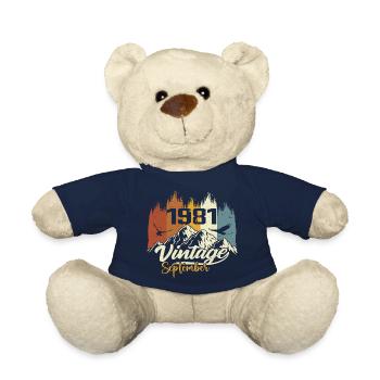 Legends Were Born In September 1981 Vintage 1981 - Teddy - French Navy - Vorne