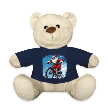 Biker Weihnachten - Teddy - French Navy - Vorne