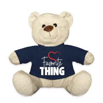 Favorite thing with heart - Teddy Bear - french navy - Front