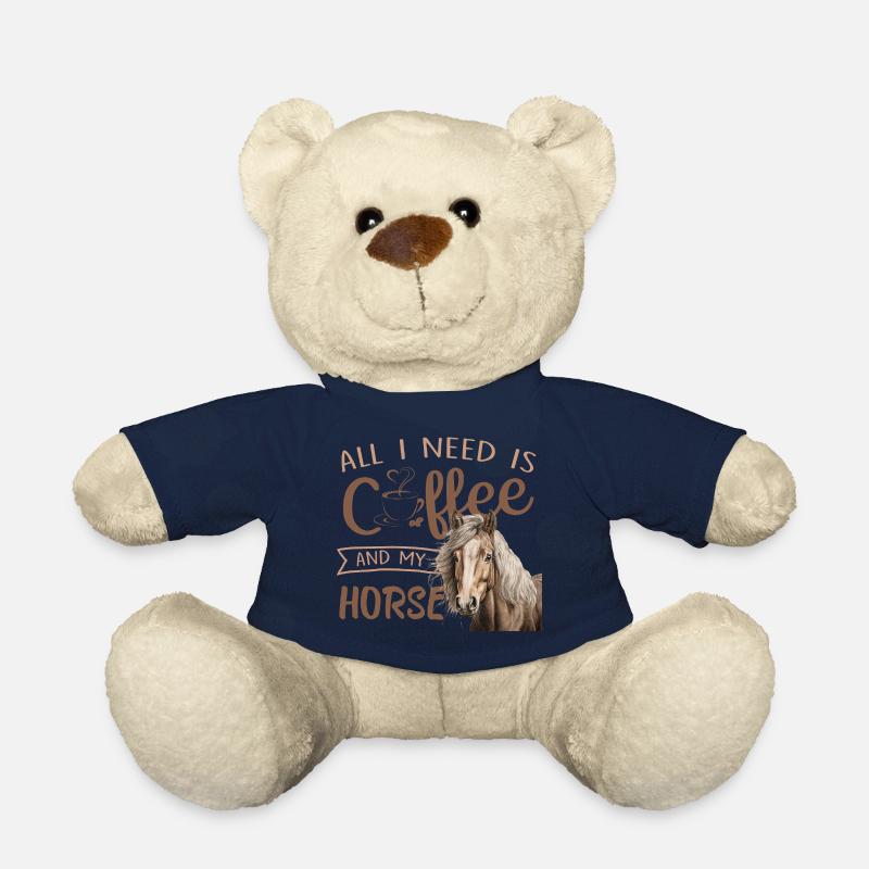 alles was ich benötige ist Kaffee und mein Pferd - Teddy - French Navy