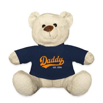 Daddy - Bester Dad Daddy Papa der Welt - est. 2014 - Teddy - French Navy - Vorne