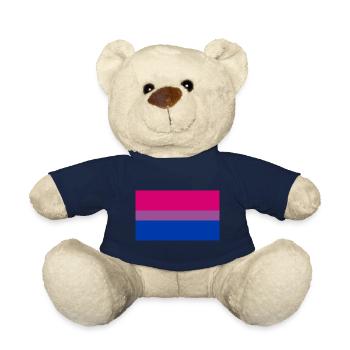 Bisexuelle Flagge - Teddy - French Navy - Vorne