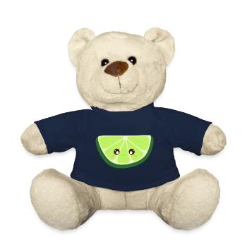 kawaii lime - Teddy Bear - french navy - Front
