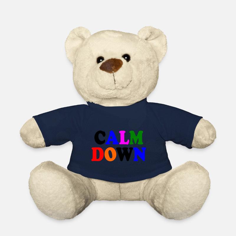 Calm down - Teddy Bear - french navy