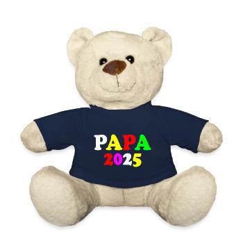Papa 2025 - Nounours - bleu marine - Devant