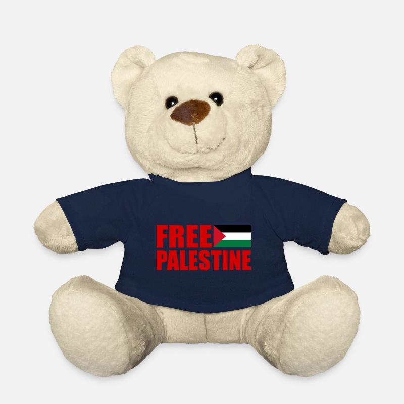 Free palestine - Nounours - bleu marine