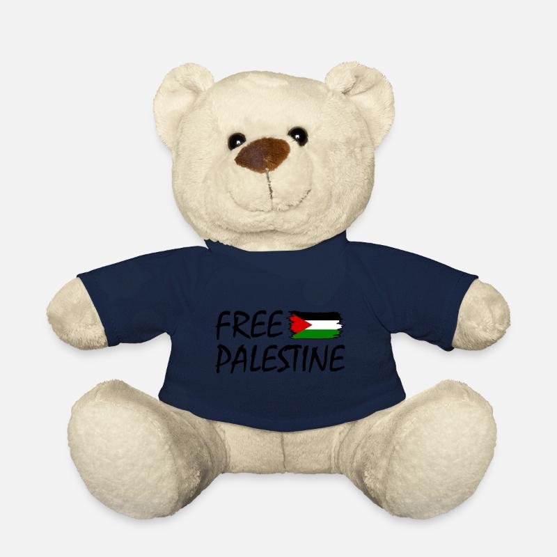 Free palestine - Nounours - bleu marine