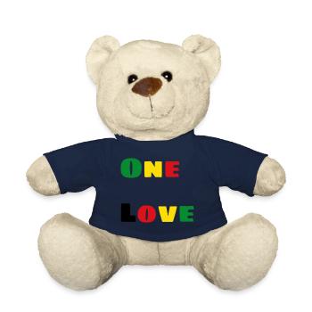 One Love - Teddy Bear - french navy - Front