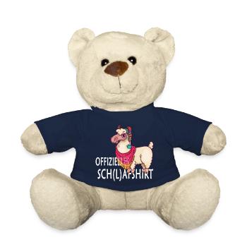 My Official (l)afshirt, Sleeping Pyjamas Llama - Teddy - French Navy - Vorne