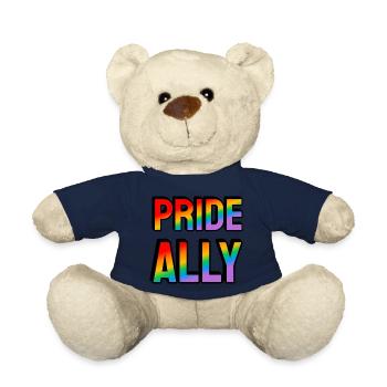 Pride ally - Teddy Bear - french navy - Front