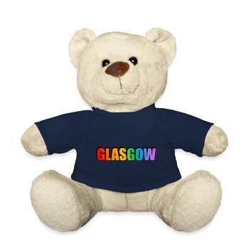 Glasgow Gay Regenbogen LGBT Pride - Teddy - French Navy - Vorne