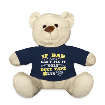 Adhesive tape duct tape Papa DIY hobbyist - Teddy Bear - french navy - Front