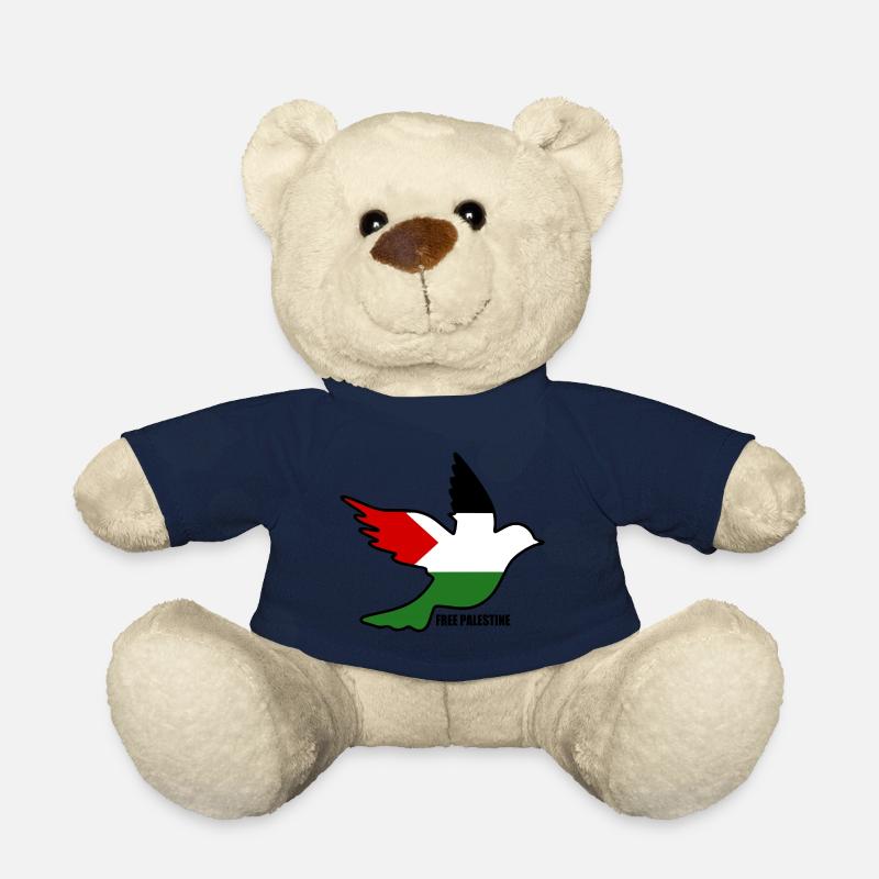 Free palestine - Nounours - bleu marine