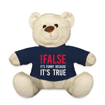 ! false - C'est drôle parce que c'est vrai - Nounours - bleu marine - Devant