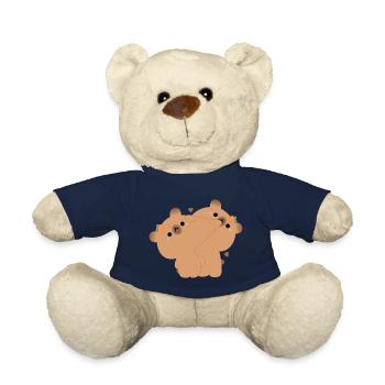 Wasserschweine-Paar - Teddy - French Navy - Vorne