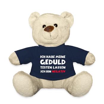 Ich habe meine Geduld testen lassen bin negativ - Teddy - French Navy - Vorne