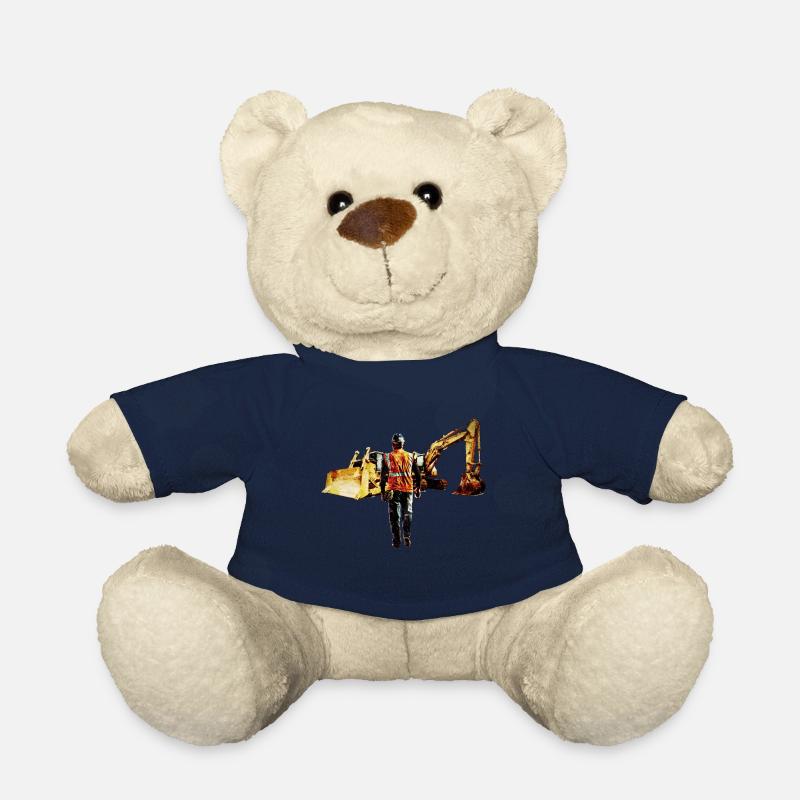 Diggers and Dozers - Nounours - bleu marine