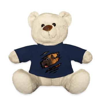 Bullmastiff in me - Teddy Bear - french navy - Front