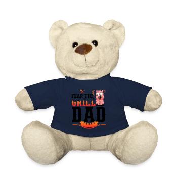 Grillen Grillkönig Papa Geschenkidee - Teddy - French Navy - Vorne