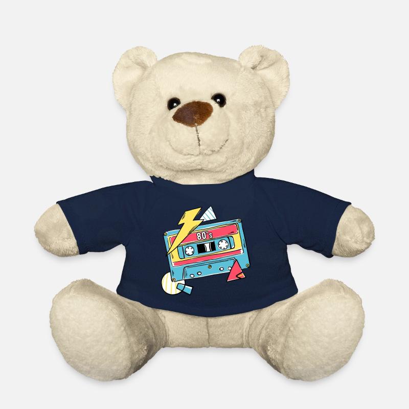 Kassette Musik 80s Geschenk Pop Style Geschenkidee - Teddy - French Navy