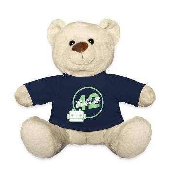 Sinn des Lebens 42 Anhalter Galaxis Fan Geschenk - Teddy - French Navy - Vorne