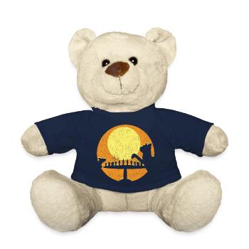 Schach Katze Maus Spiel - Teddy - French Navy - Vorne