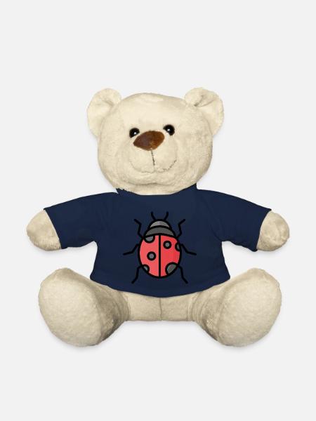 Idée cadeau coccinelle - Nounours - bleu marine