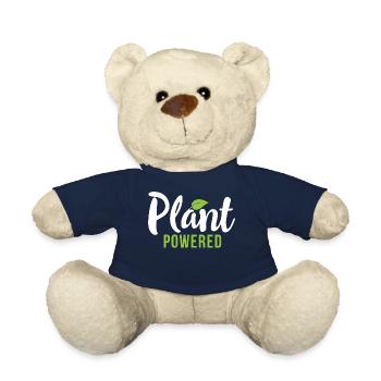 Plants Based Vegan Delicious Food Vegetables Cool - Teddy Bear - french navy - Front
