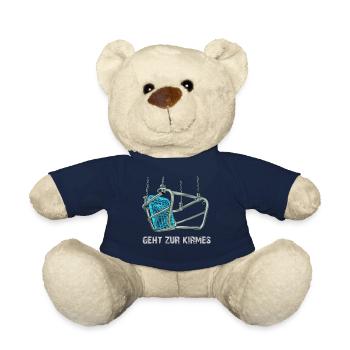 Fairground Carousel Goes to the fair - Teddy Bear - french navy - Front