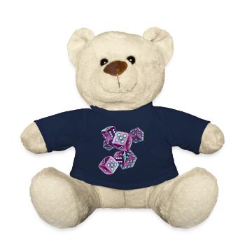cube - Teddy Bear - french navy - Front