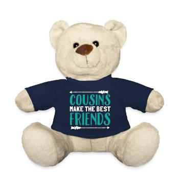 Meilleurs Amis Cousin Famille Cadeau Cooles - Nounours - bleu marine - Devant