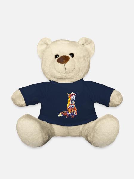 Renard - Nounours - bleu marine