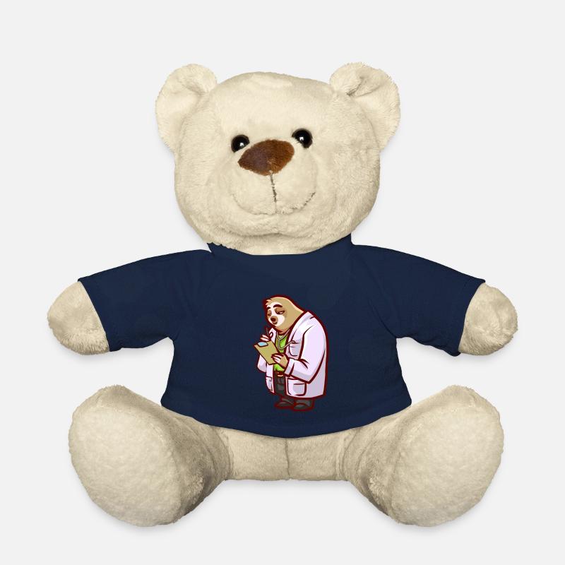 Faultier Arzt oder Doktor Ärzte Geschenk - Teddy - French Navy