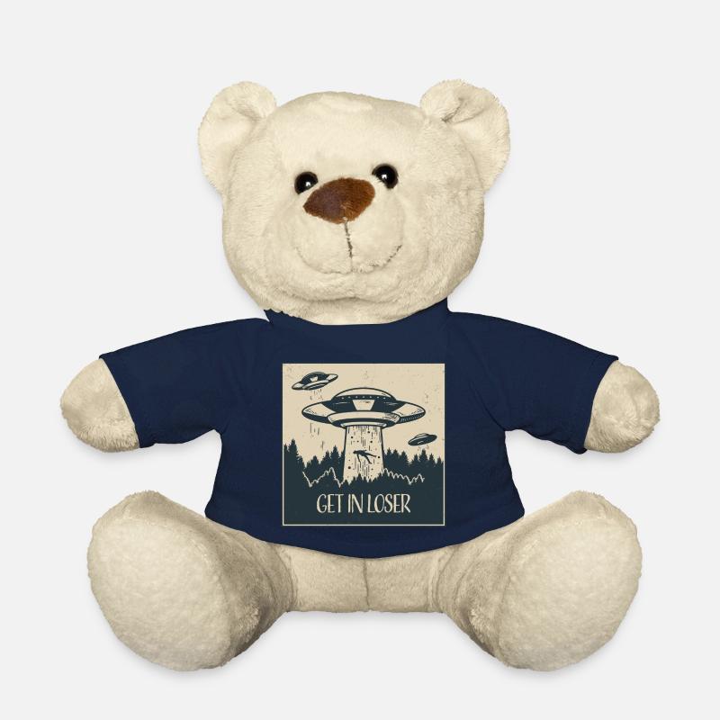 OVNI extraterrestre Drôle de cadeau spatial - Nounours - bleu marine
