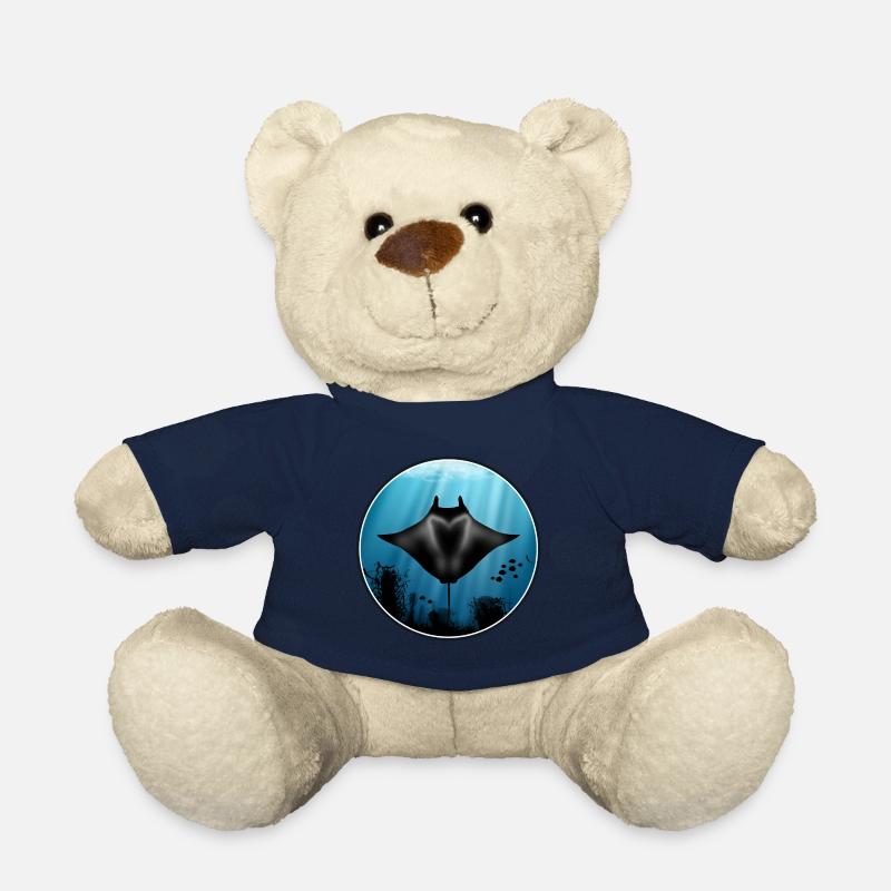 Mantarochen und Fische - Teddy - French Navy