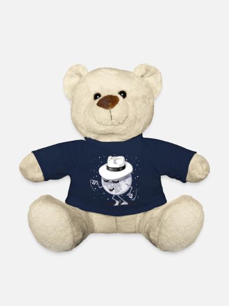 Lune qui danse - Nounours - bleu marine