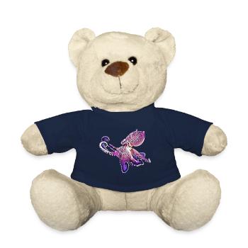 pieuvre - Nounours - bleu marine - Devant