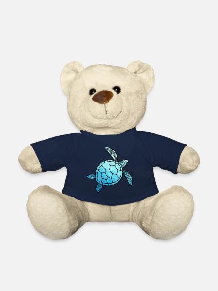 Tortue Tortue Idée de cadeau Tortues Mer - Nounours - bleu marine