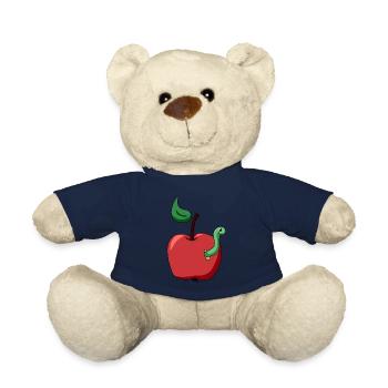 Apfel und Wurm - Teddy - French Navy - Vorne