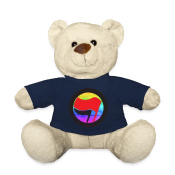 antifa regenbogen - Teddy - French Navy - Vorne