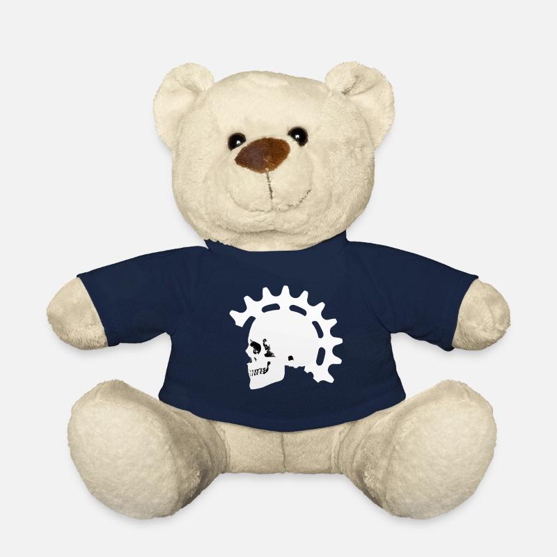Fahrrad, Rennrad, MTB, Männer, Totenkopf, Geschenk - Teddy - French Navy
