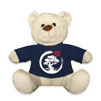Esthétique Japonais Bonsaï Japon Art Japonais - Nounours - bleu marine - Devant